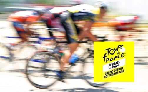 Evanthia welcomes Tour de France Femmes with golden yellow sunflowers